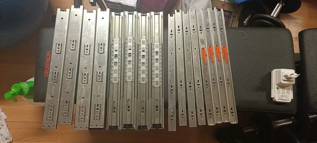 8 adet 40 cm çekmece mekanizması - 2
