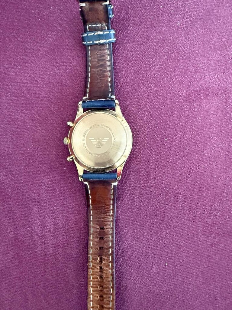 EMPORIO ARMANI LACİVERT KOL SAATİ - 4