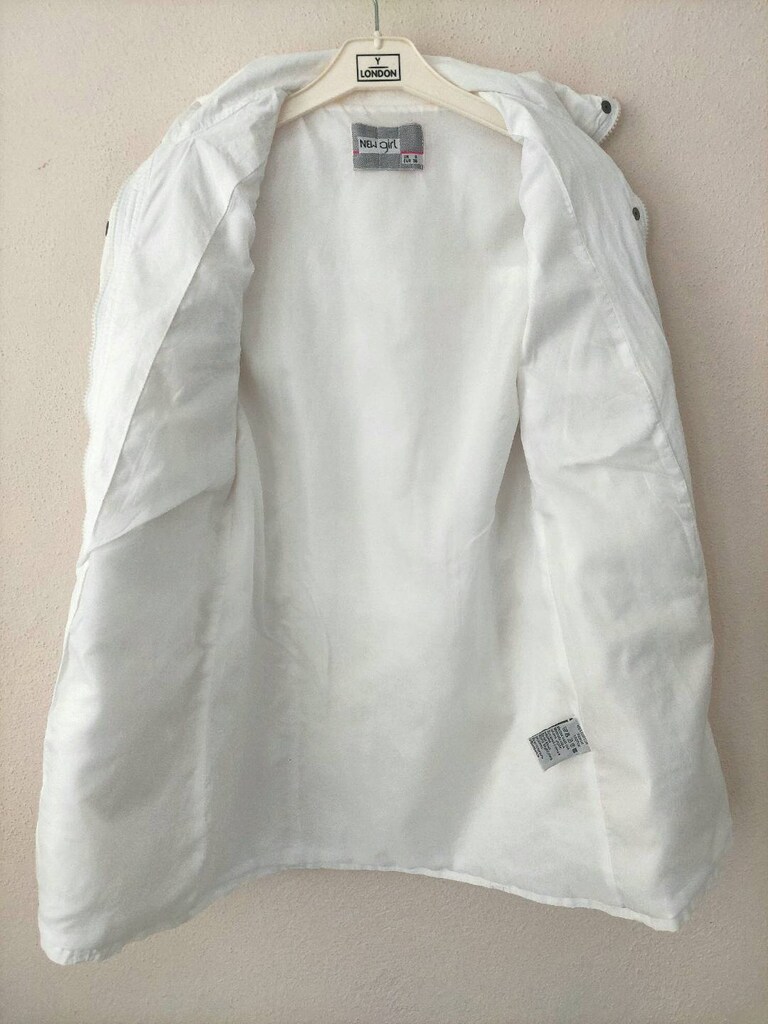 NEW GİRL apolet detaylı beyaz Trençkot - 10