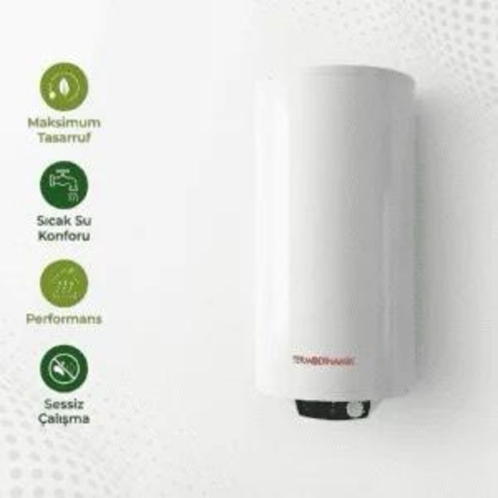 TERMODİNAMİK - 65 LİTRE - ELEKTRİKLİ TERMOSİFON - YUVARLAK MODEL - 3