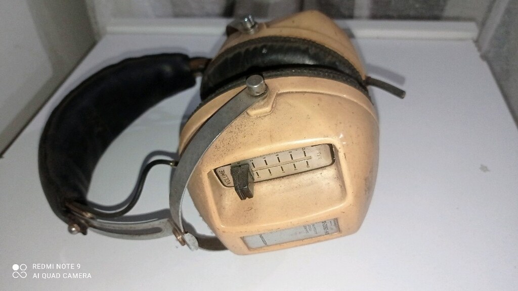 antika Japon yapımı vintage bir Hosiden DH-150Z- kulak üstü kulaklık - 3