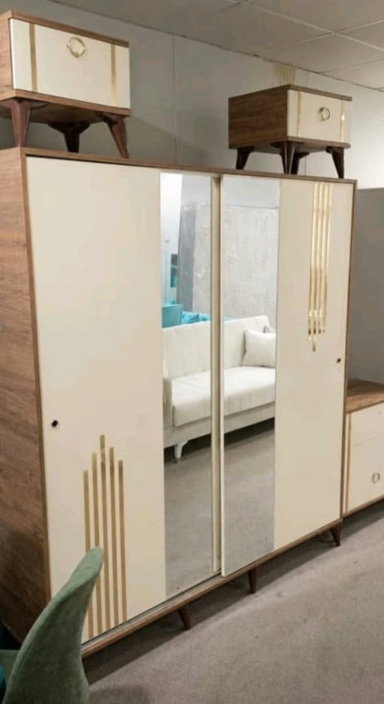 YATAK ODASI TAKIMI BAZA BAŞLIK YATAK DAHİL KAPIDA ÖDEME HIZLI TESLİM - 2