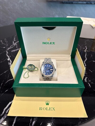 Rolex Sky-Dweller 42mm Mavi Kadran 904L Çelik Jubile Super Clone ETA