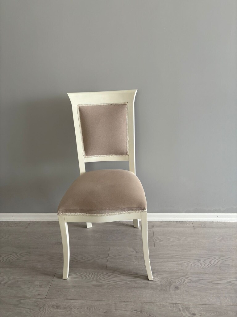 beyaz açılabilir yemek masası + 6 sandalye - 6