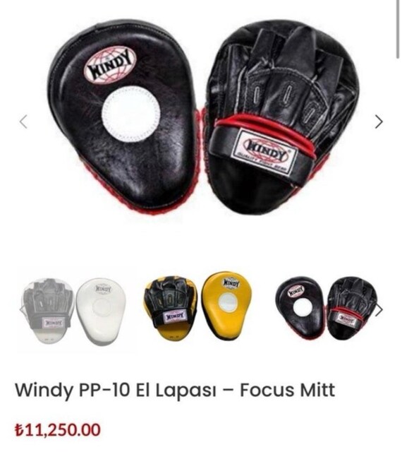 boks, kick boks ve Muay Thai antrenmanlarında kullanılan Windy
