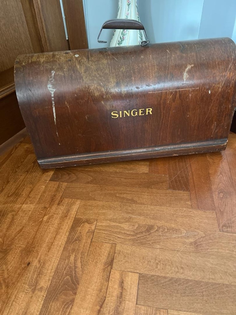 singer antika dikiş makinası - 2