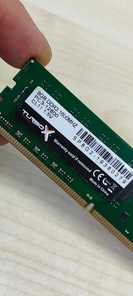 DDR3 RAM 1600 MHZ 8 GB SIFIR ÜRÜNLER - 2