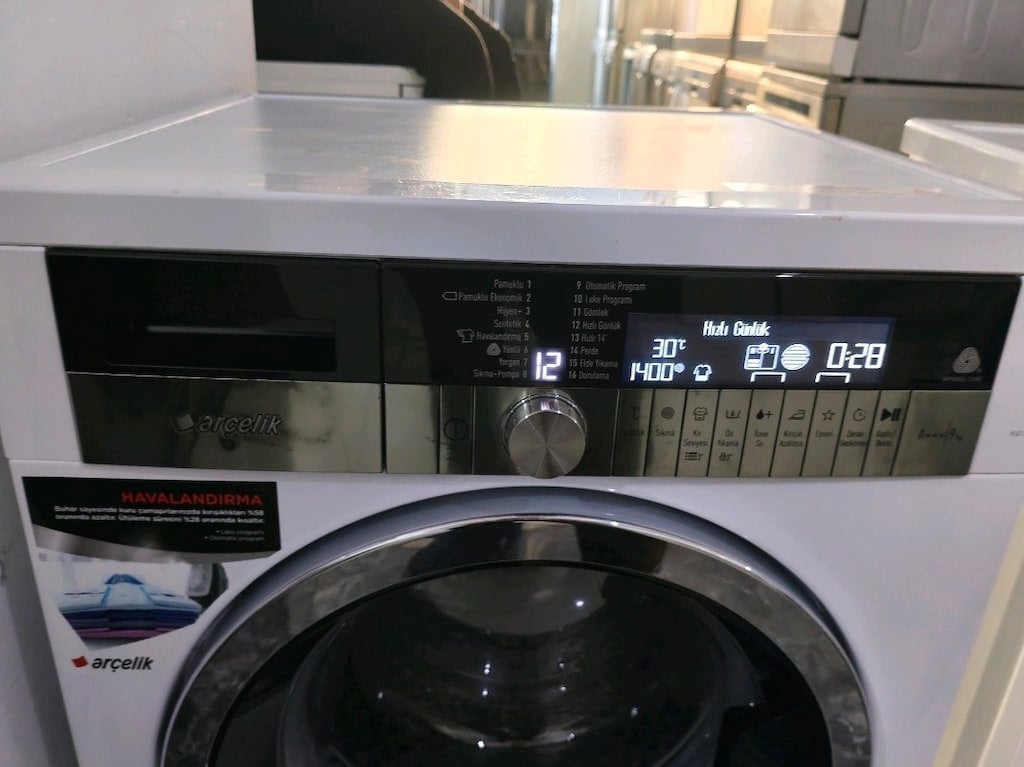 10.000 TL Etkin 10.000 TL Etkin Arçelik 9 kg piyano serisi buhar tekno - 8