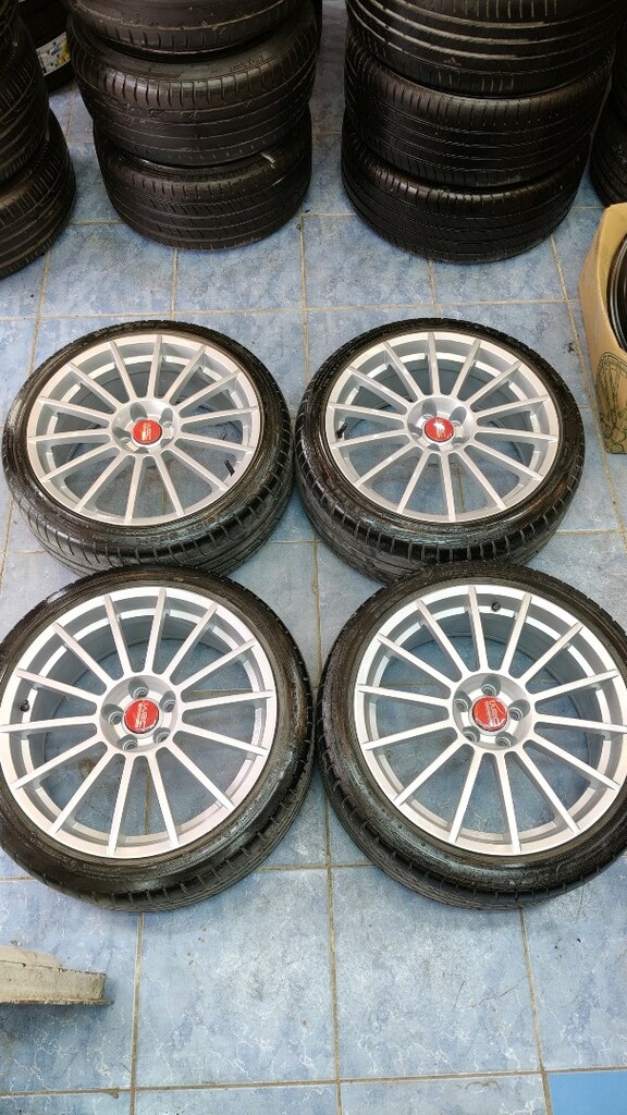 17 inç 5*100 WRC jant lastik sıfır boyalı lastik sıfır gibi takas var - 3
