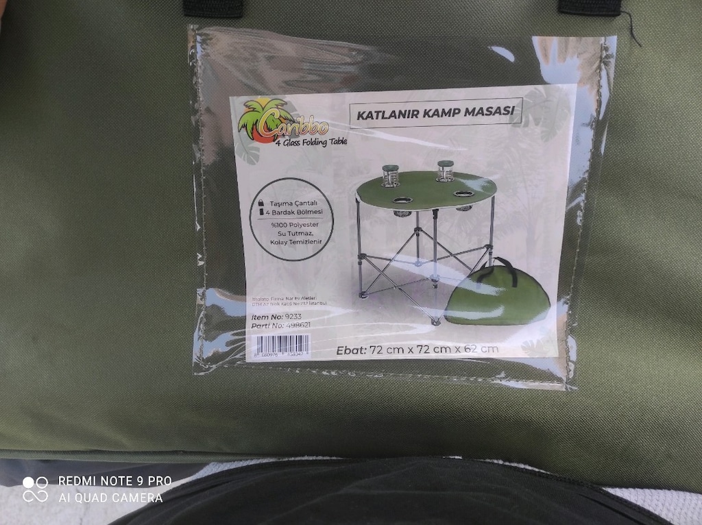 Kamp Sandalye+Masa Seti - 3