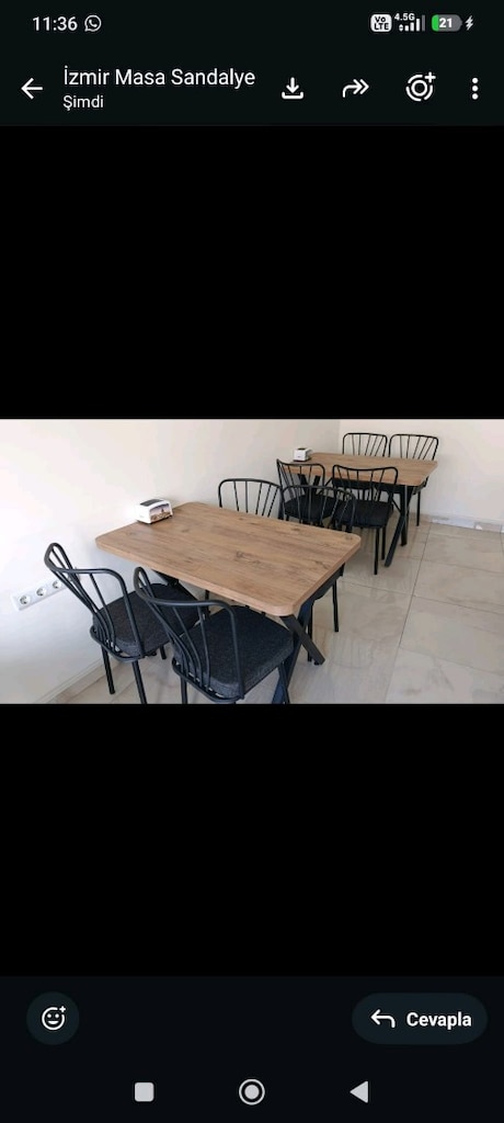 lokanta mutfak masa sandalye takımı - 2