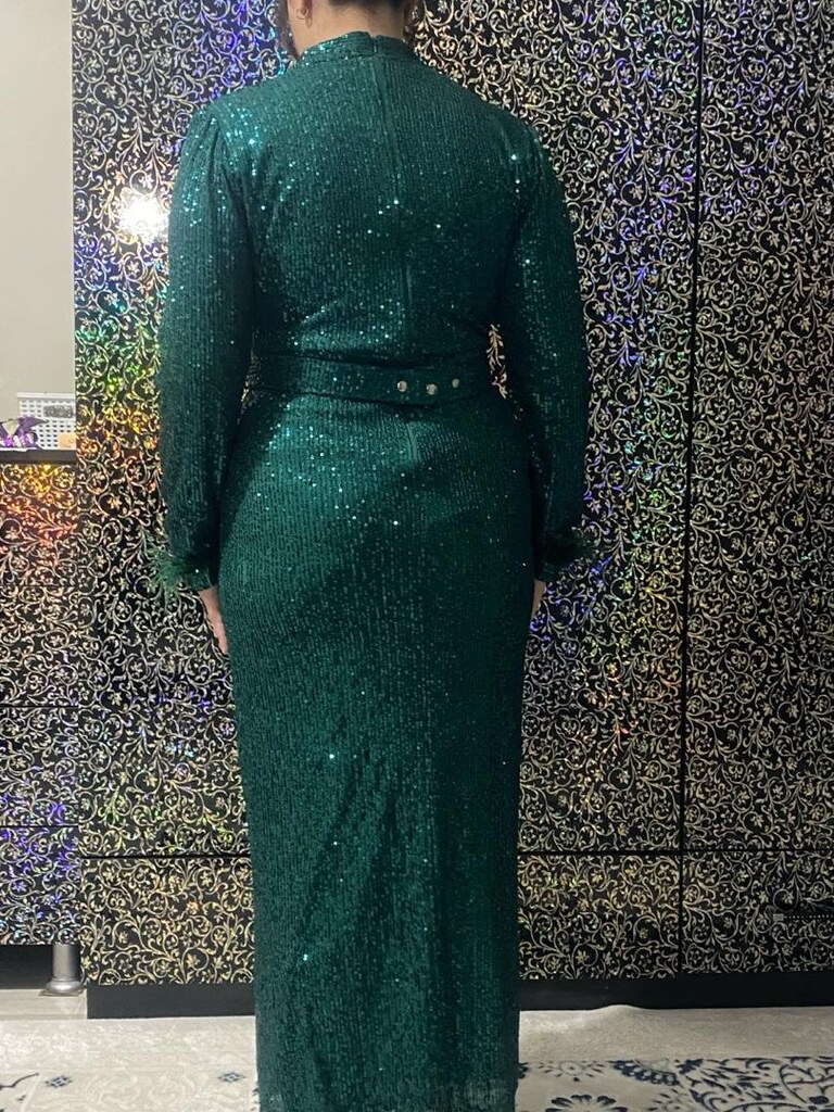 sıfır ayarında abiye elbise (xl) - 4