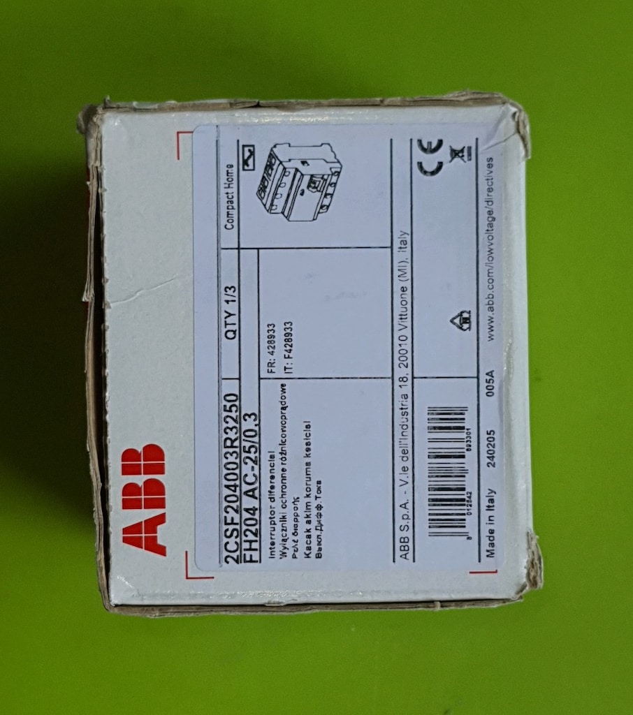 ABB Fh204 Ac-4X25A 300Ma 2CSF204003R3250 Kaçak Akım Koruma Rölesi - 2