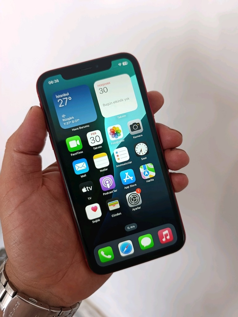 iPhone XR 64gb temiz sorunsuz tamir işlem değişen yok - 2