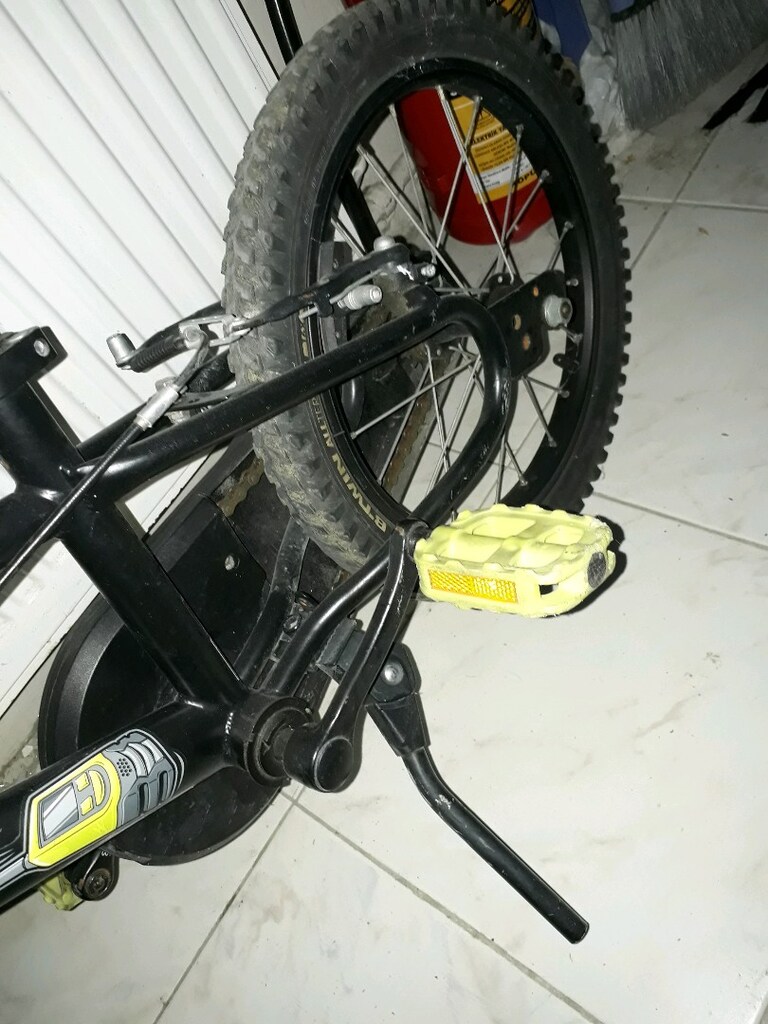 decathlon btwin cocuk bisikleti dark 500 yesil 16 jant - 7