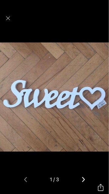 English home dekoratif yazı Sweet