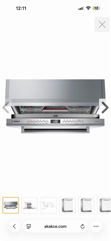 Bosch SMS4HMW62T 6 Programlı Bulaşık Makinesi - Beyaz - 4