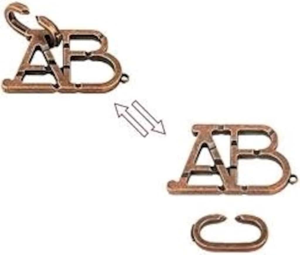 0 kutlu hanayama metal puzzle bulmaca - 2