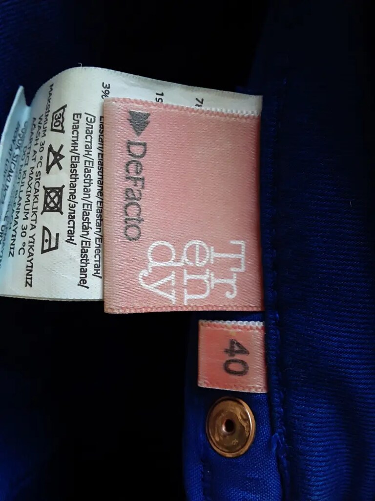 DeFacto Kadın Mavi Kot Pantolon (40 beden) - 4