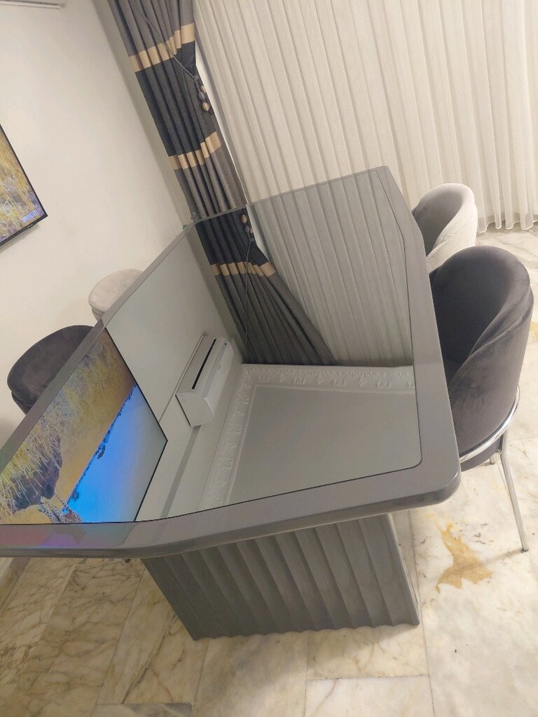 Yemek Masası 4 kişilik, Ayna görünümlü, Çok beğenirsiniz - 2