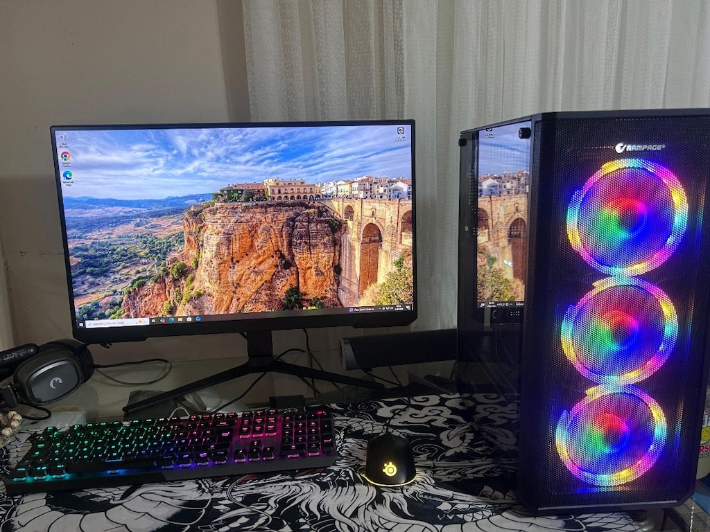 Masaustu Oyuncu Bilgisayar 27 inc monitor - 8