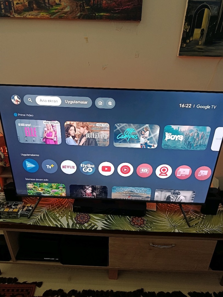 TCL 55Q7DPROGTV 55inc 139cm QD-Miniled 4K UHD Google TV,Uydu Alıcılı - 3