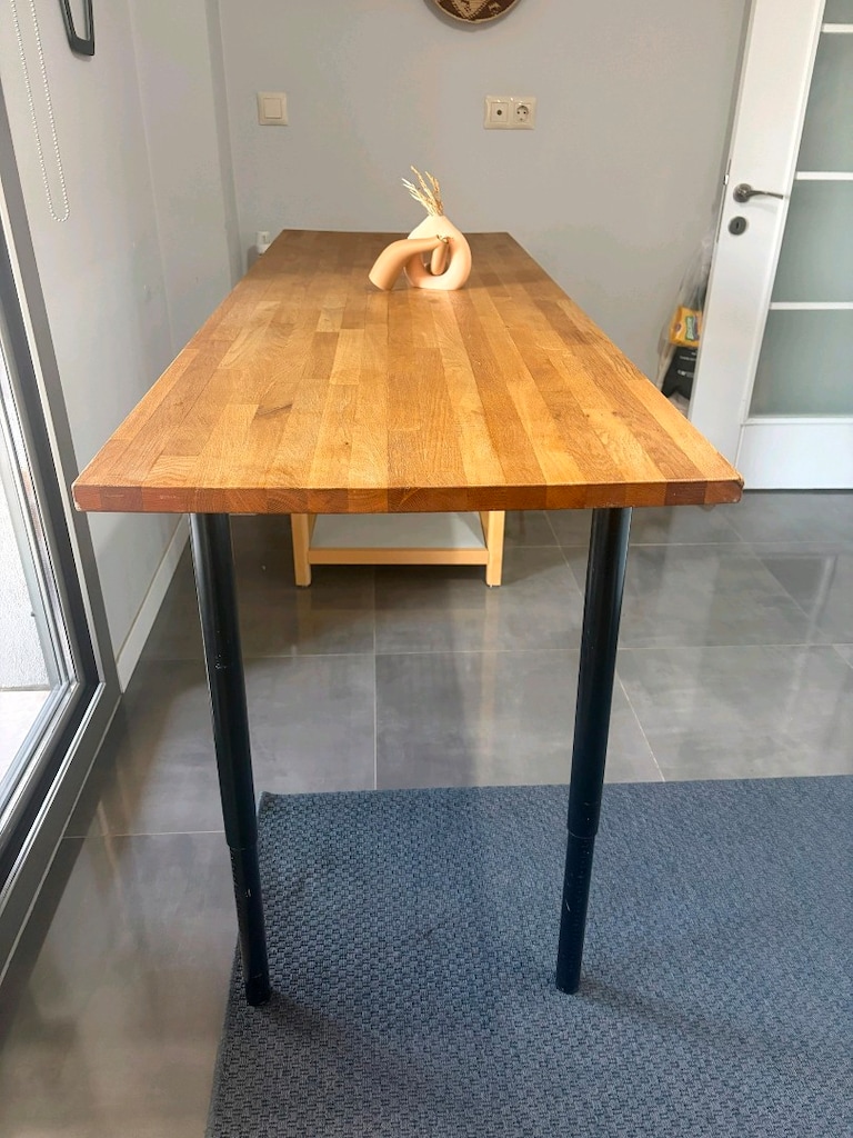 YALNIZ BORNOVA İÇİ 10000 IKEA Masif Ahşap Bar/Mutfak-Yemek Masaı - 5