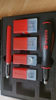 Würth kazıma seti 38 parça, kanatlı bıçaklar - 3