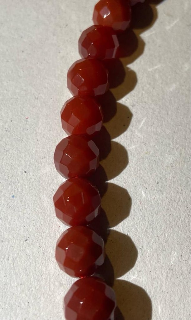 Vintage AKİK Doğal Taş Kolye - 32