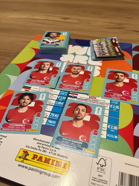 163 Adet PANINI FIFA ALBUM STIKERLER