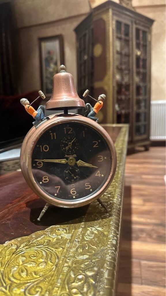 antika nadir model kurmalı çalar saat - 6