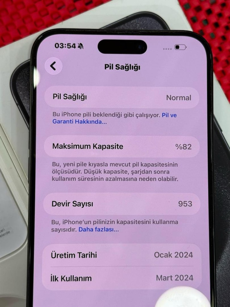 İPHONE 15 PROMAX 256 GB PİI 82 HATASIZ TR ORJİNAL FİYAT SON - 5