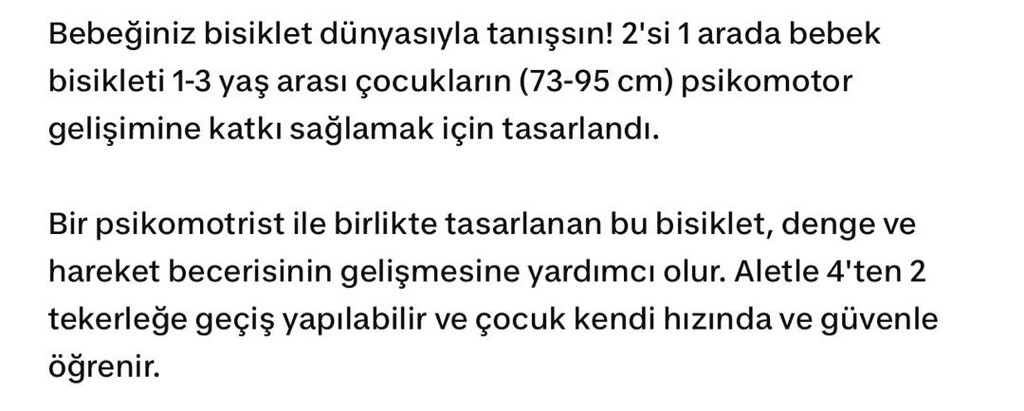 Decathlon BTWIN 2'si 1 Arada Denge Bisikleti modelidir - 2