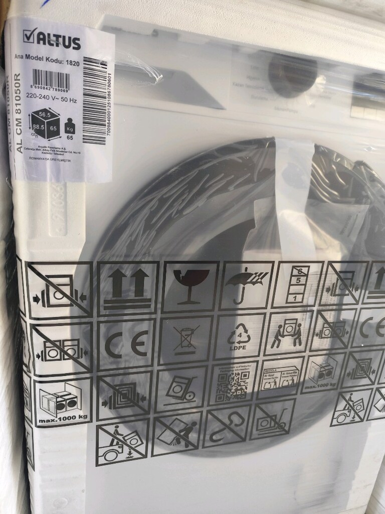 ALTUS AL CM81050R 8KG 1000D ÇAMAŞIRMAKİNESİ 14DAKİKA KISA YIKAMA SIFIR - 3