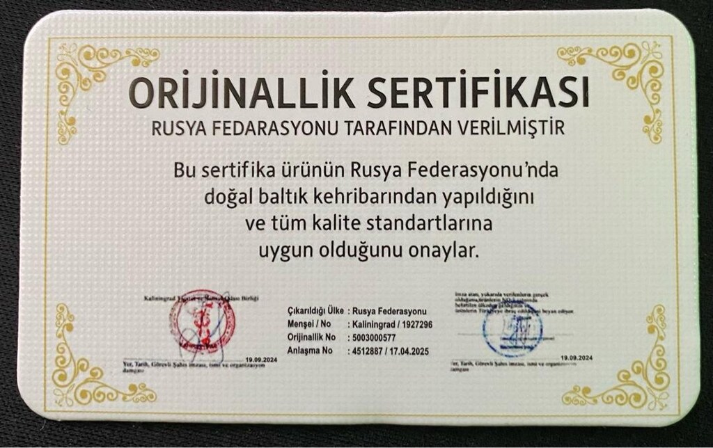Damla kehribar tesbih - 4