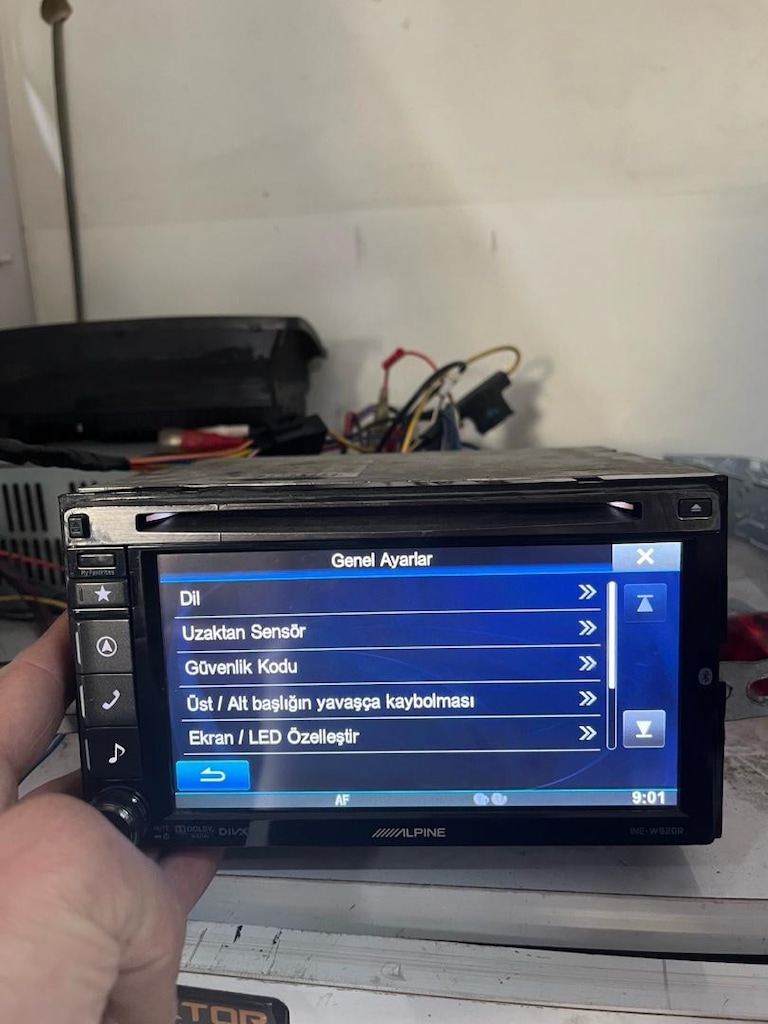 ALPİNE INE-W920r 3 amfi çıkışlı bluetoothlu hatasız cihazz acil satılk - 7