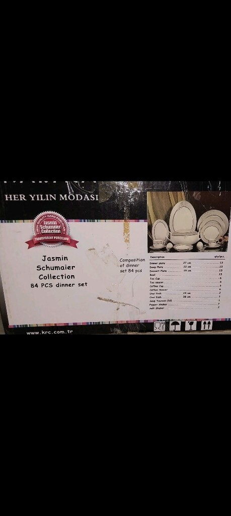 12 kişilik 84 parça takım eldenteslim sıfır - 5