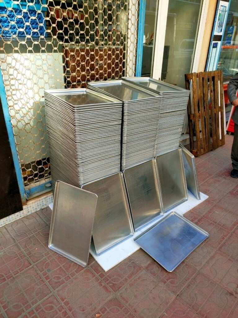 40 a 60 tava poğaça börek boyoz pişirme tavası alüminyum fırın tavası - 2