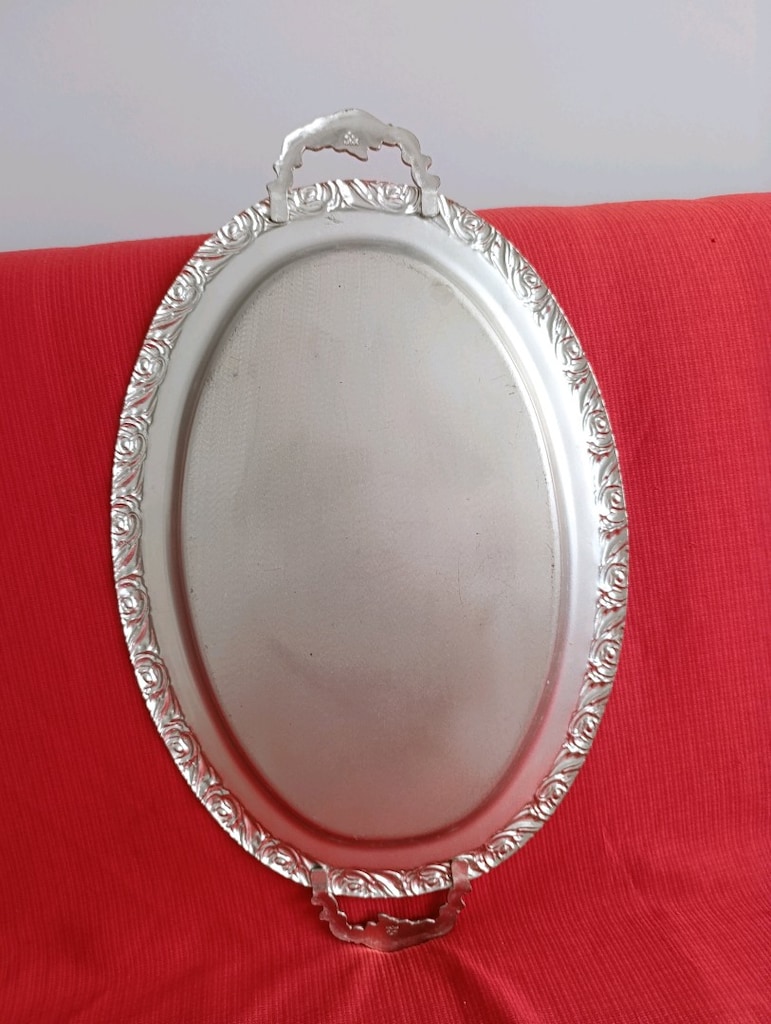 Gümüş Oval Tepsi - 2