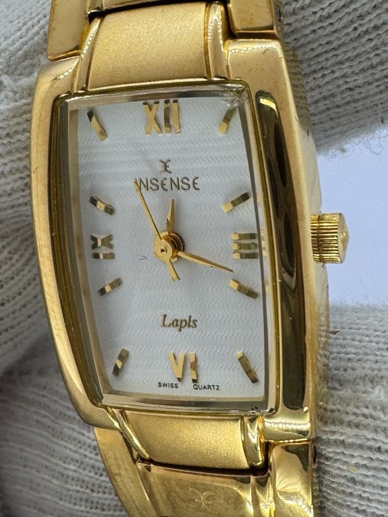 Orijinal Insense 24K Altın Kaplama Uniseks Saat (Sıfır Pilli) - 9