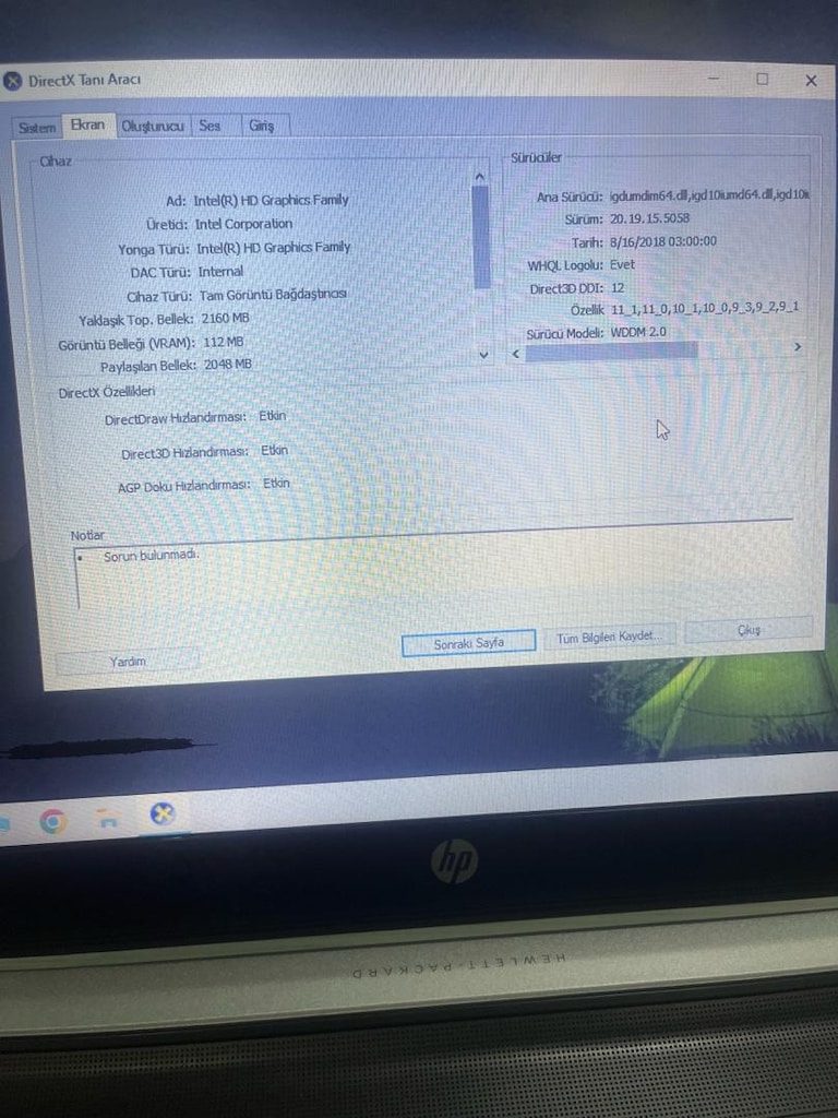 İLK SAHİBİNDEN HP PAVİLİON NOTEBOOK - 2