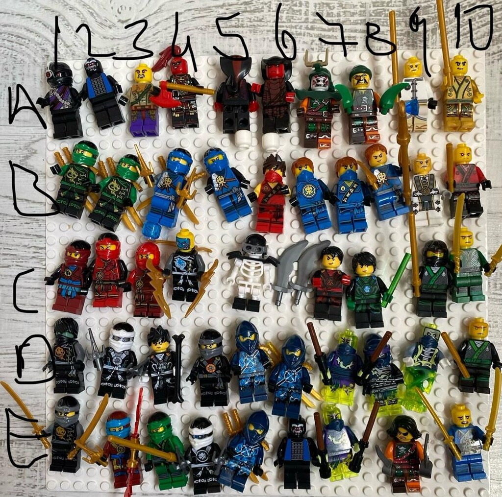 Lego ninjago, minifigürler - 11