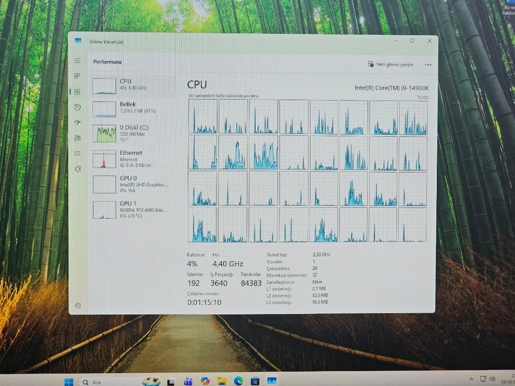 Dell Precision 3680 i9-14900K 64GB RTX 4000 ADA 20GB 1TB M2 W11Pro - 2