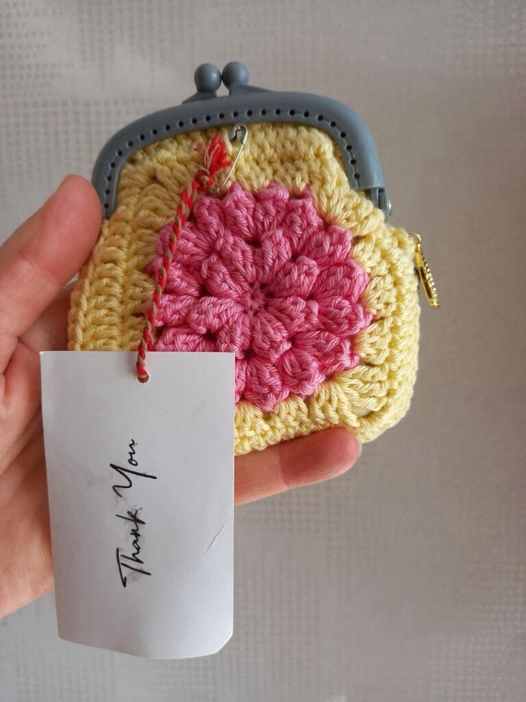 Handmade Örgü Cüzdan - 6
