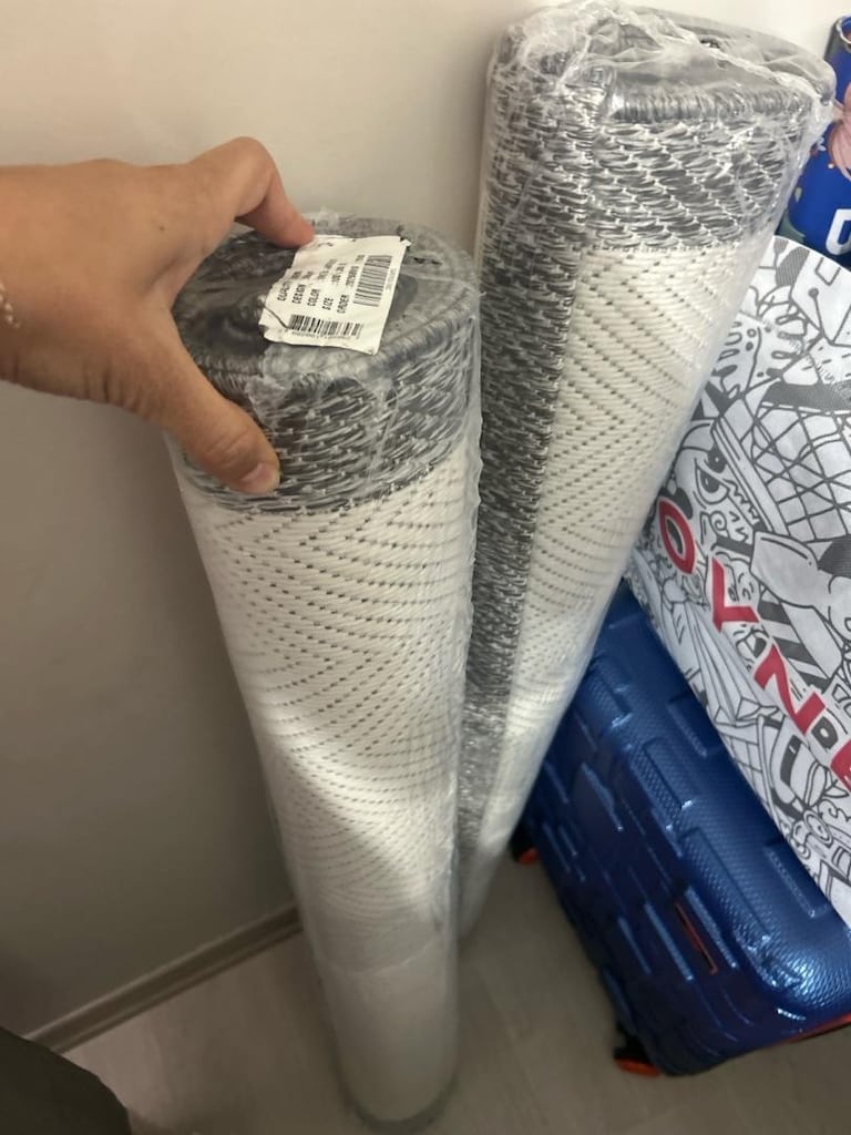 1*3 sisal halı yolluk 2 adet paketli sıfır etiketli - 3