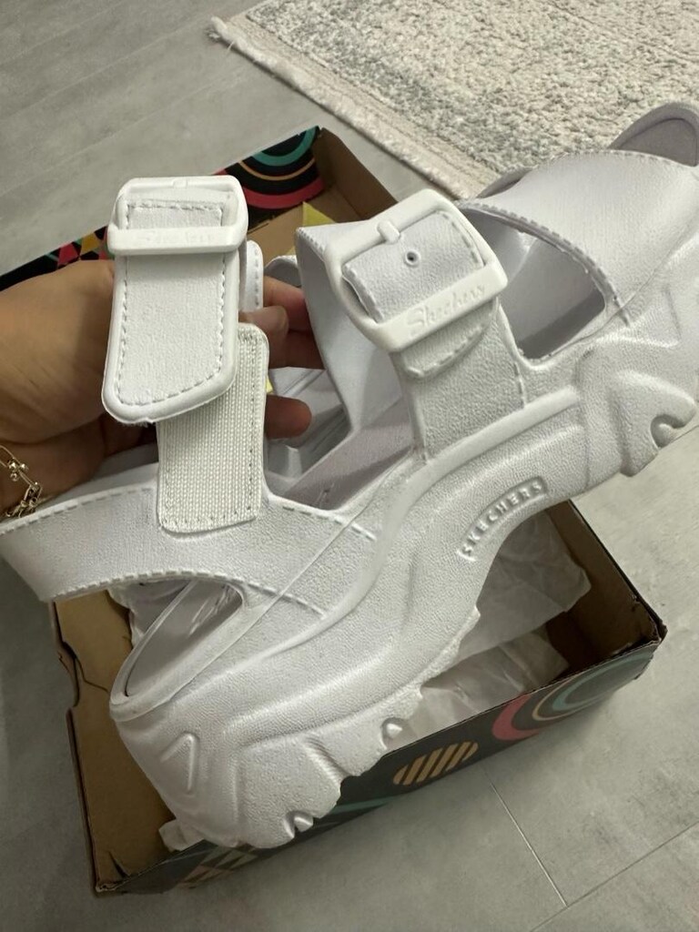 Skechers sandalet 37 numara beyaz - 7