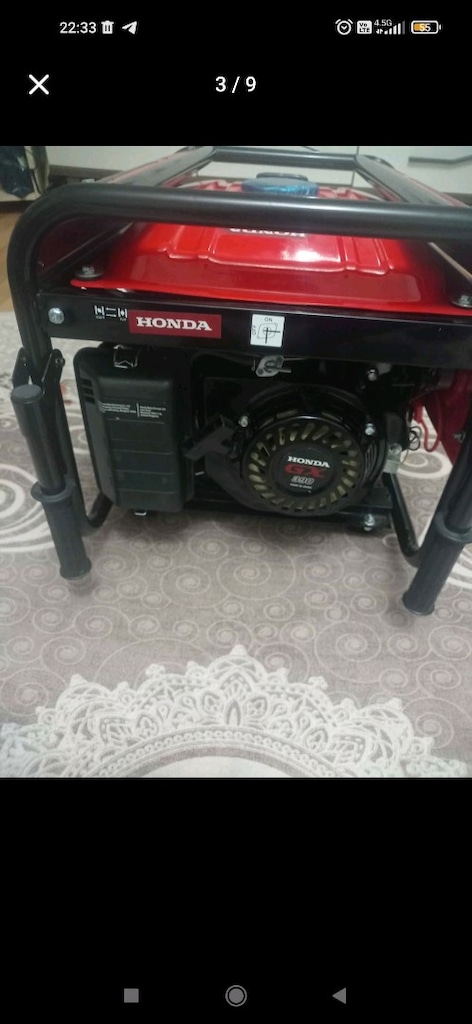 220 Volt Benzinli Jeneratör 3.5 (KVA) 5 Beygir Pazarlık Cüzi miktar - 4
