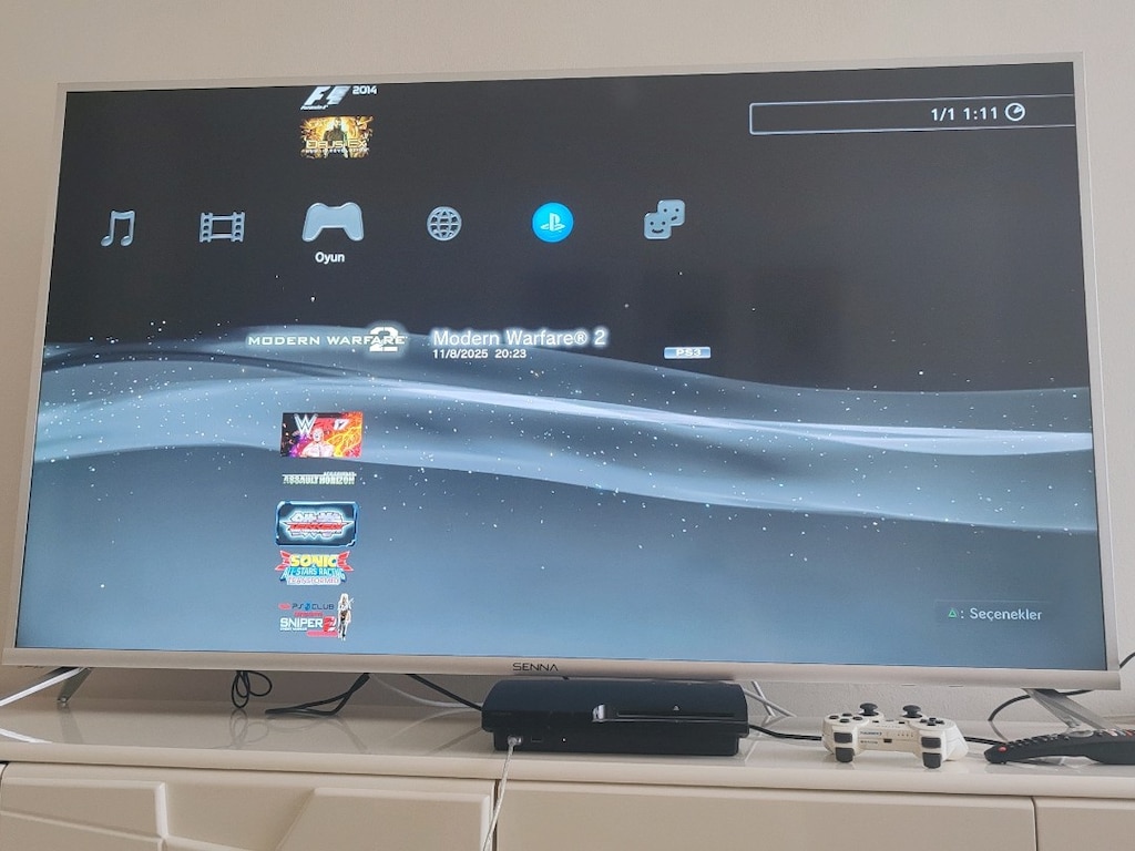 PS3 slim kasa 30/35 oyun var - 11