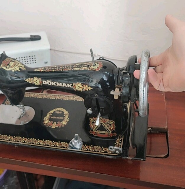 dökmak dikis makinesi antika 1950 den