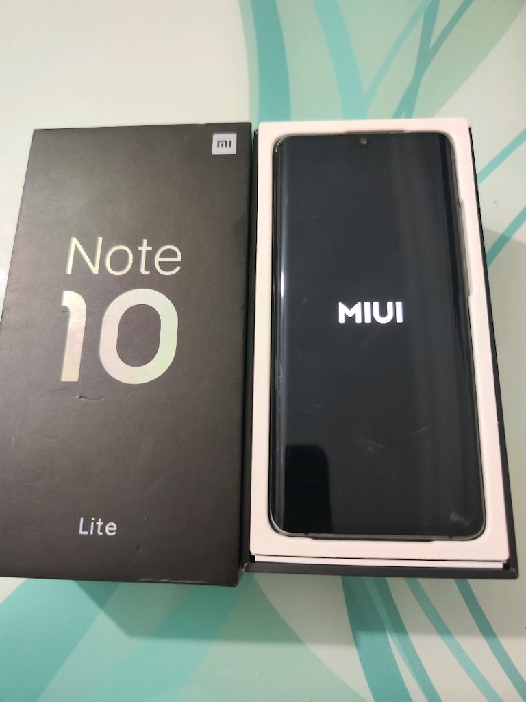KARTA TAKSİT TR CİHAZİ Mİ NOTE 10 LİTE 6/128 GB HAFIZA KUTU VE ŞARJ - 7